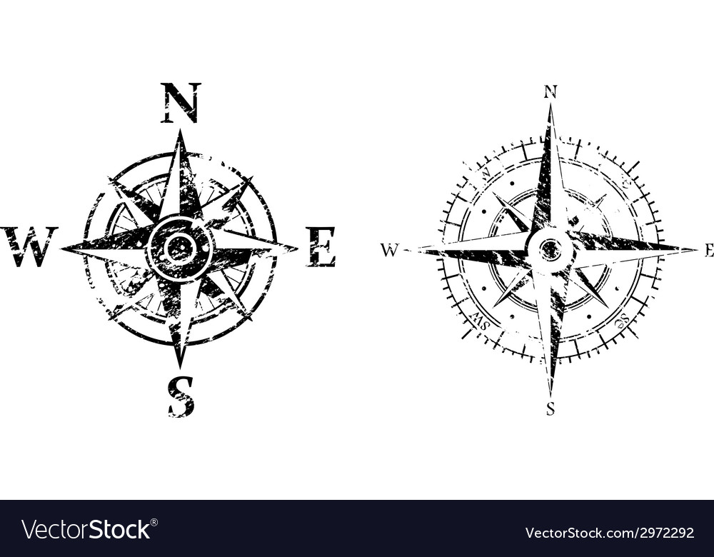 rüzgar gülü, wind rose Stock Vector