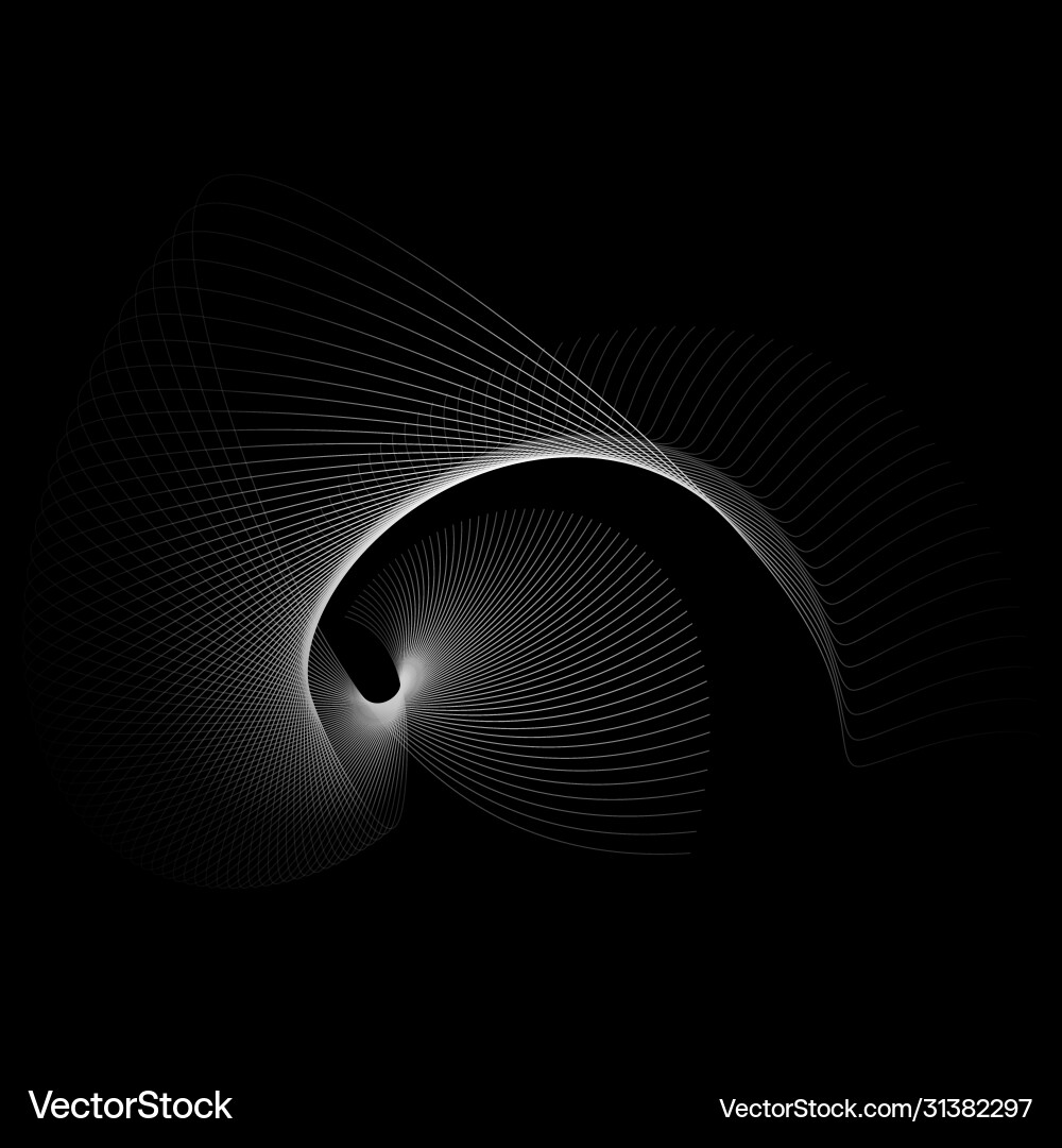 Abstract wavy lines background Royalty Free Vector Image