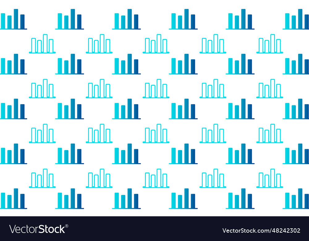Abstract chart line pattern background Royalty Free Vector