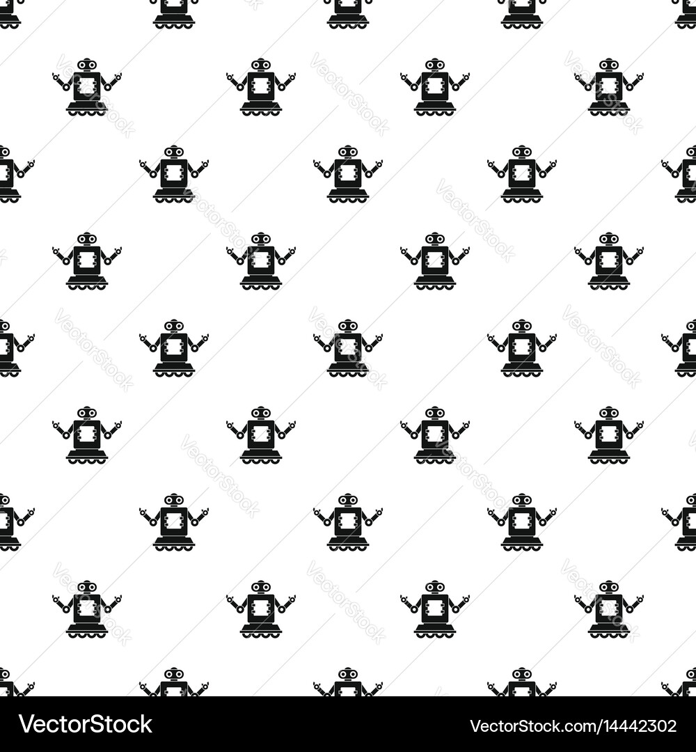 Automatic mechanism pattern Royalty Free Vector Image
