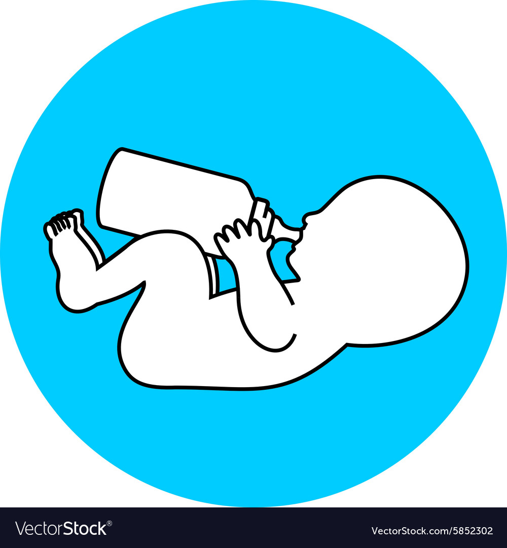 Baby symbol Royalty Free Vector Image - VectorStock