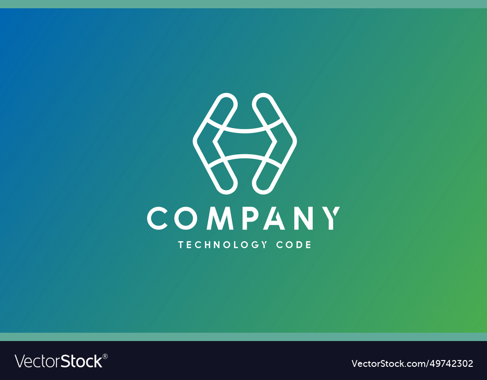 Logo halocode Royalty Free Vector Image - VectorStock