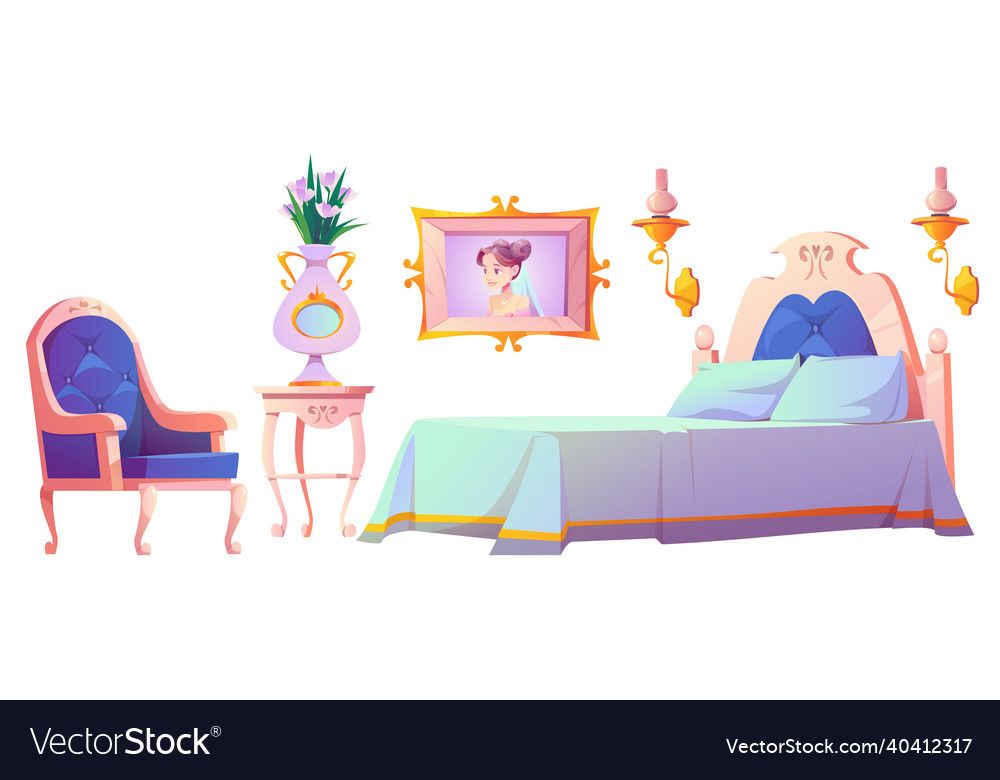 vintage princess bedroom