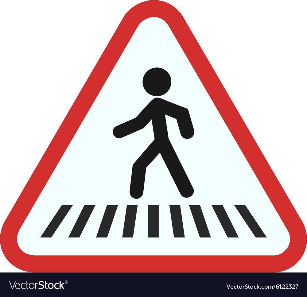 Cross Road Royalty Free Vector Image Vectorstock