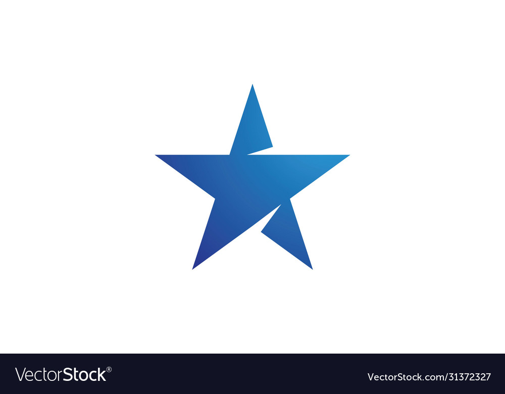 Star logo template Royalty Free Vector Image - VectorStock