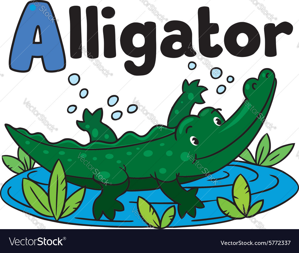 alphabet crocodile