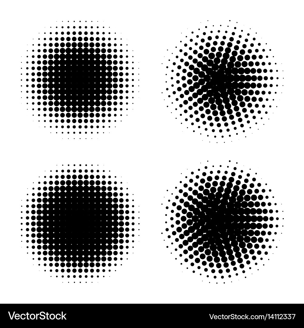 Retro style dotwork background abstract Royalty Free Vector
