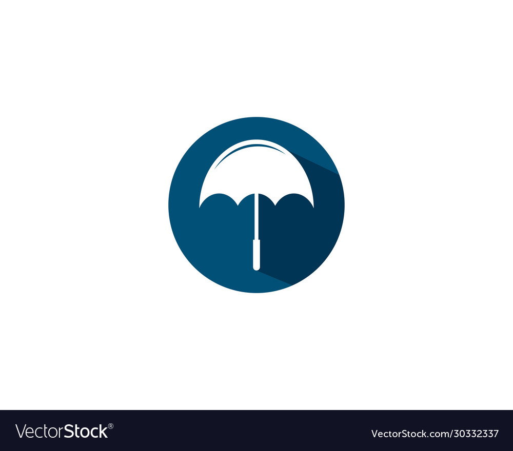 Umbrella symbol icon Royalty Free Vector Image