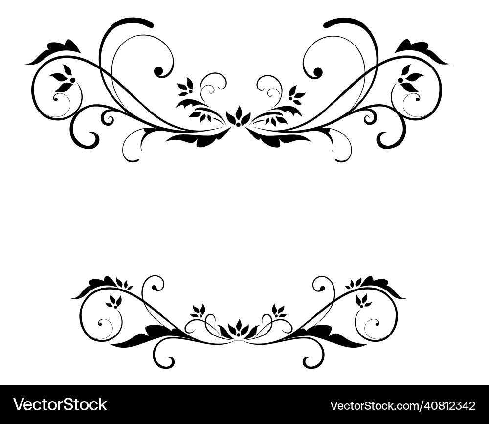 Black frame Royalty Free Vector Image - VectorStock