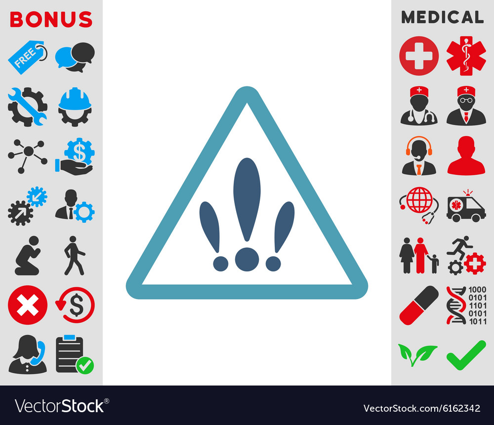 Multiple problems icon Royalty Free Vector Image