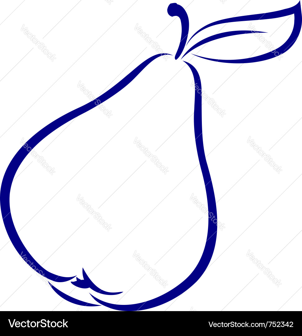 Pear Royalty Free Vector Image - VectorStock
