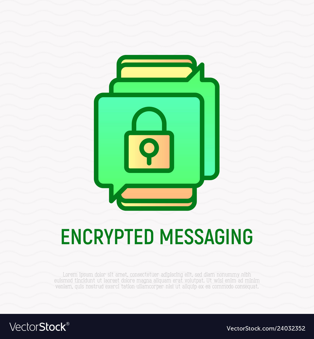 Encrypt message. Encrypted message.