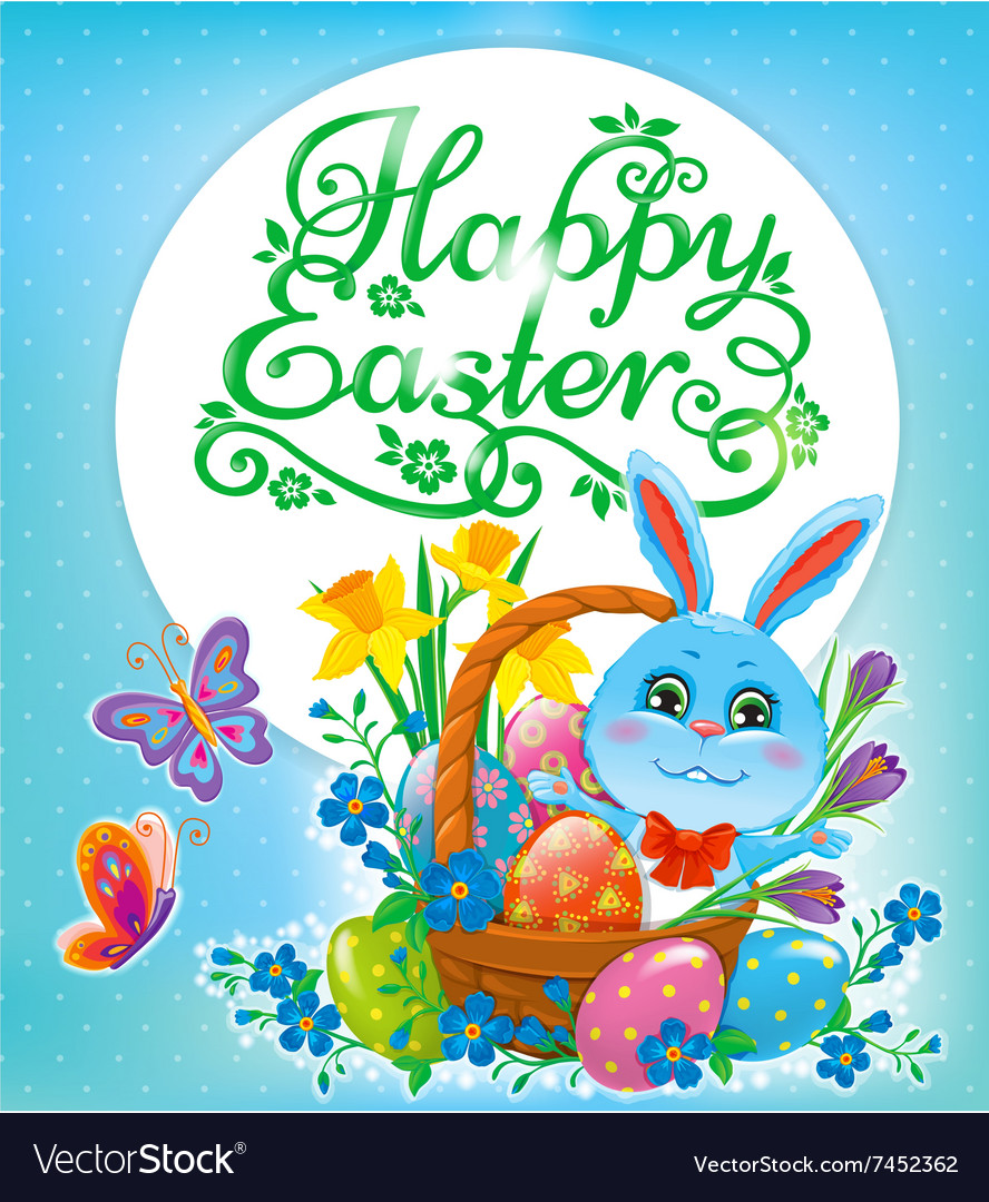 Happy easter design
