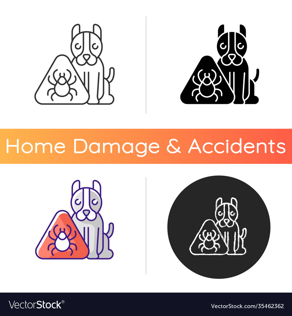Pet hazards icon Royalty Free Vector Image - VectorStock