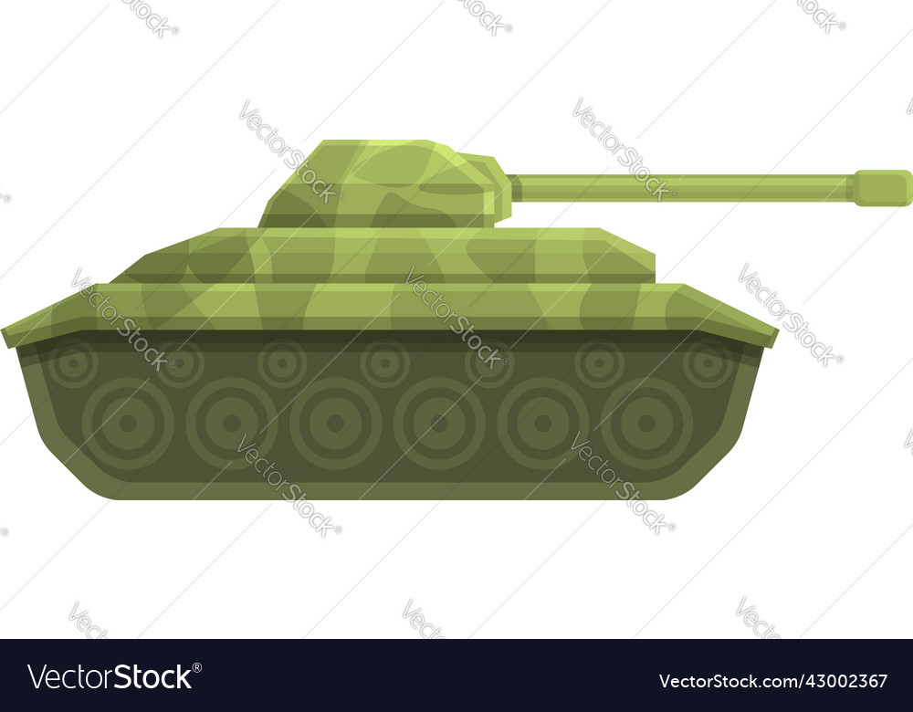 Camouflage tank icon cartoon army battle Vector Image Camouflage tank icon cartoon army battle Vector Image