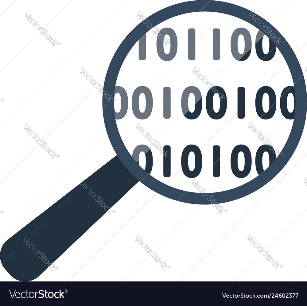 Data analysing icon Royalty Free Vector Image - VectorStock