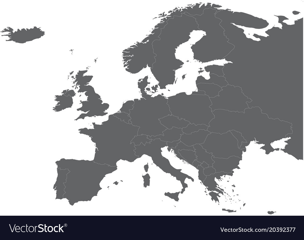 russia on map of europe