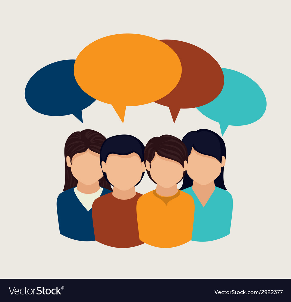 People design over beige background Royalty Free Vector