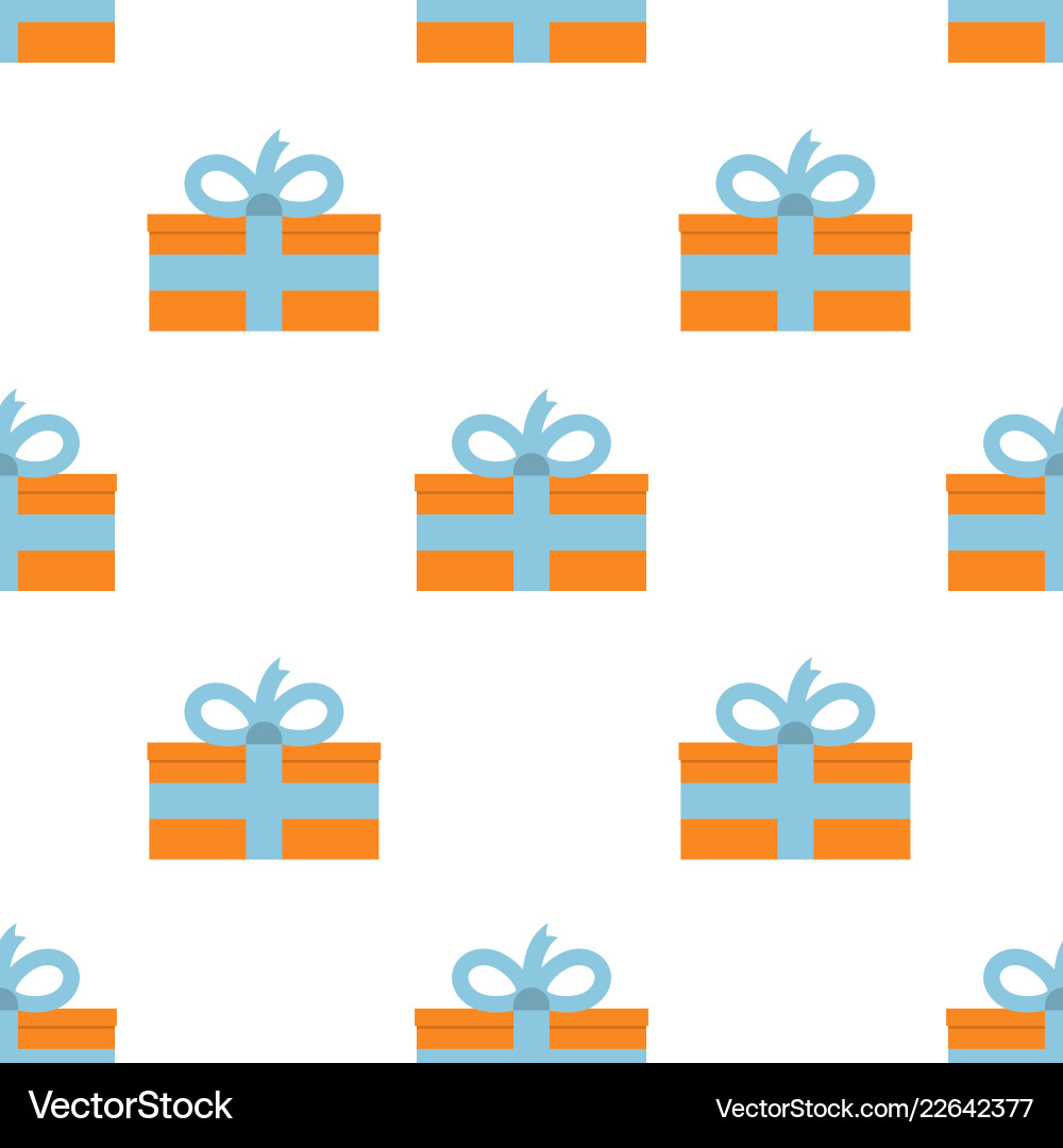 Seamless pattern with gift boxes Royalty Free Vector Image