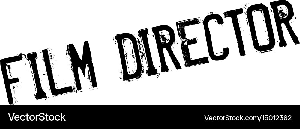 Film director rubber stamp Royalty Free Vector Image