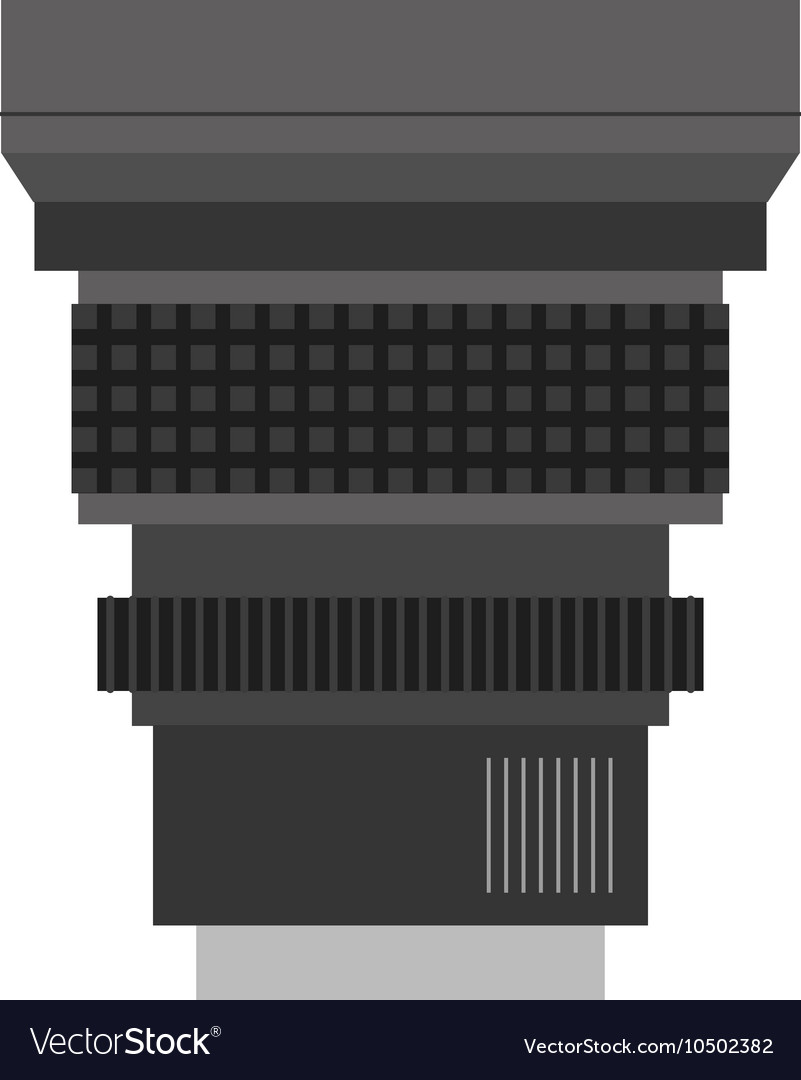 Photo optic lenses icon Royalty Free Vector Image