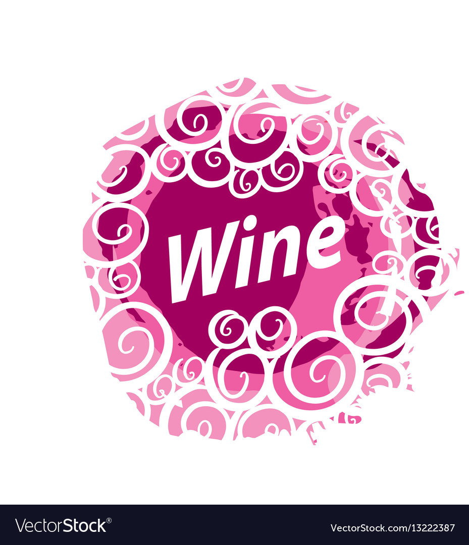 Wine logo imprint Royalty Free Vector Image - VectorStock