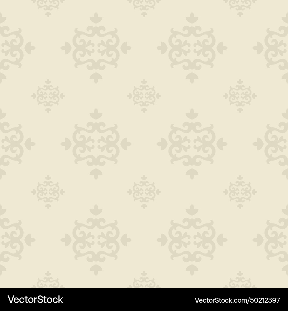 Historical floral pattern background design Vector Image
