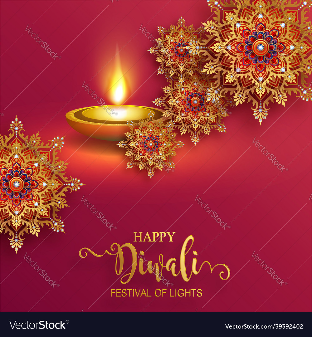 Diwali 075 Royalty Free Vector Image - VectorStock