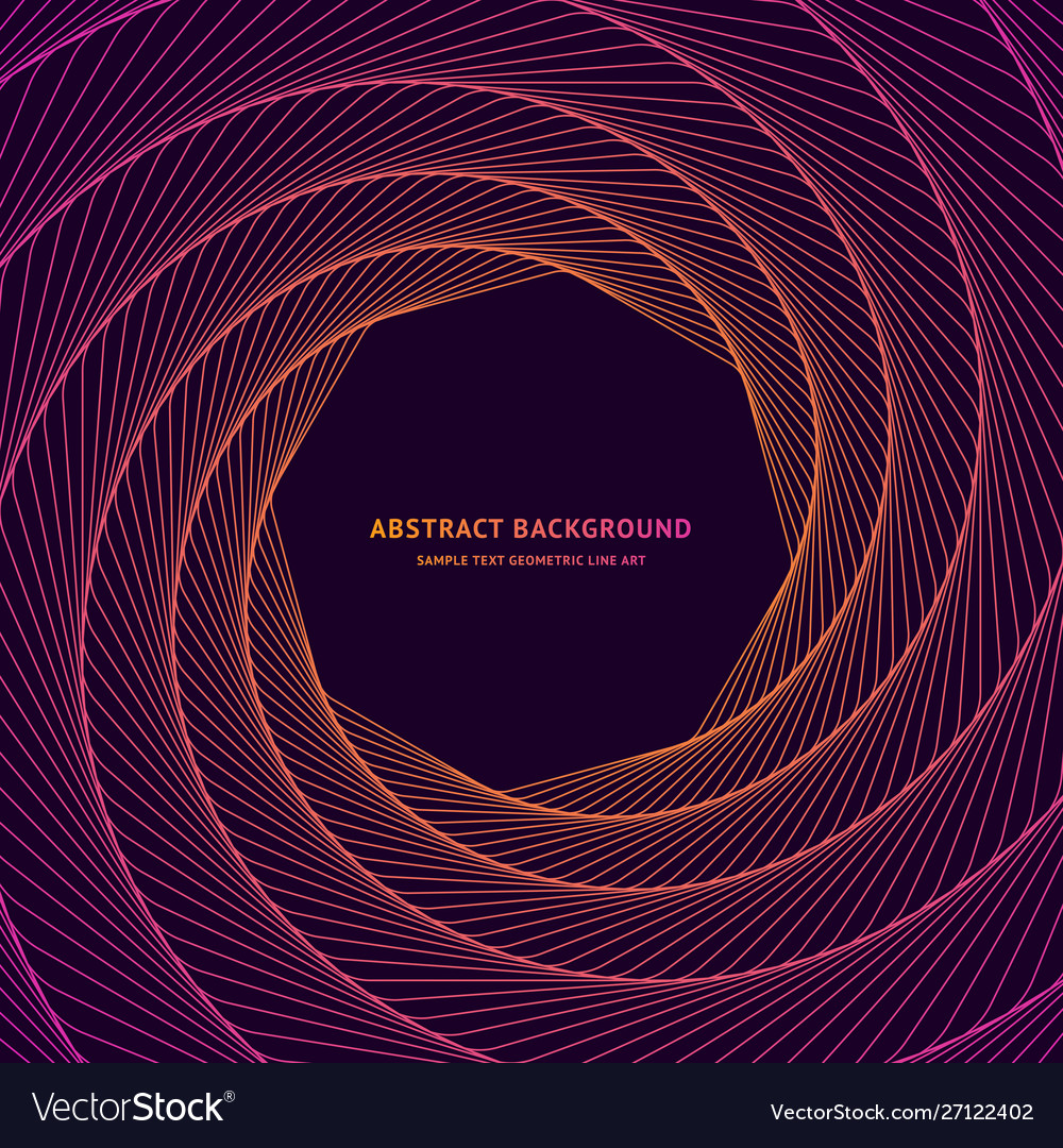 Geometric line art background Royalty Free Vector Image