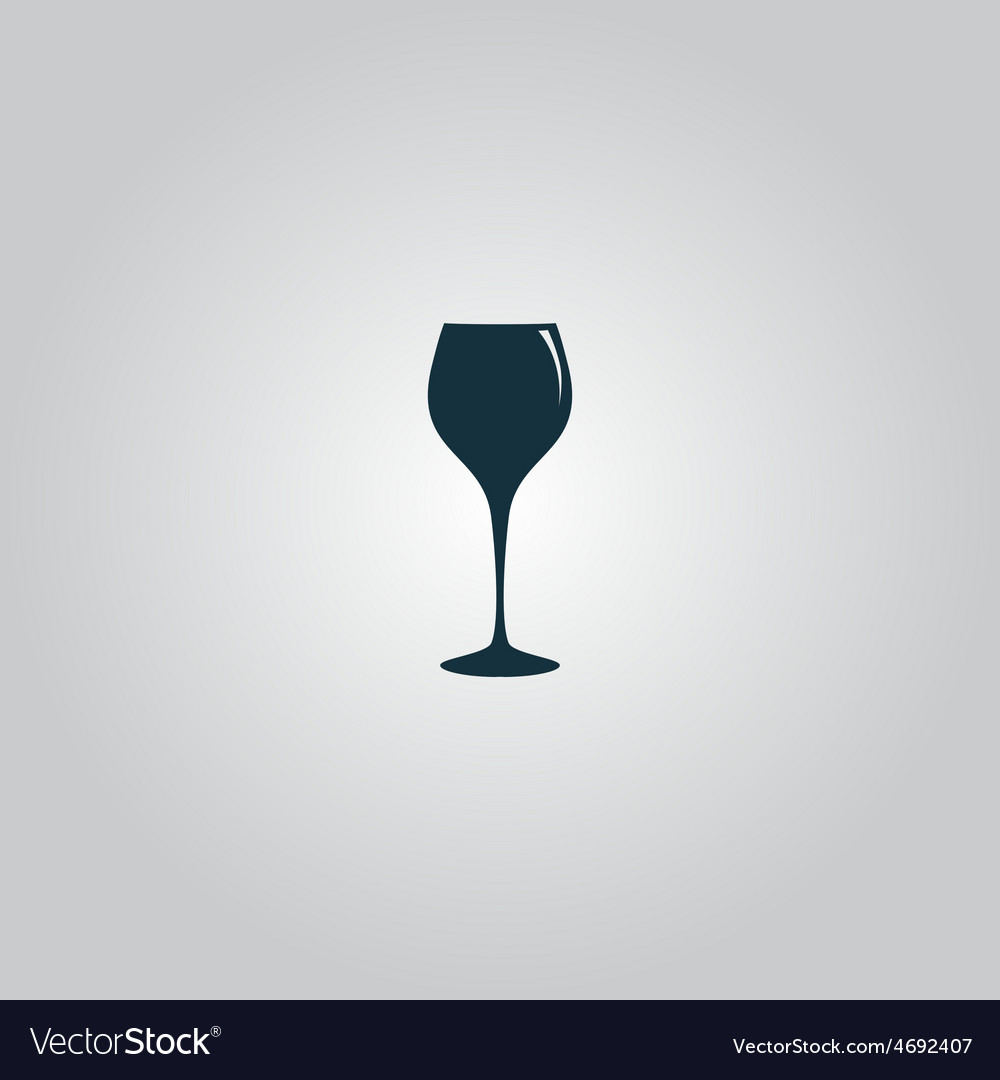 Elegant wine glass