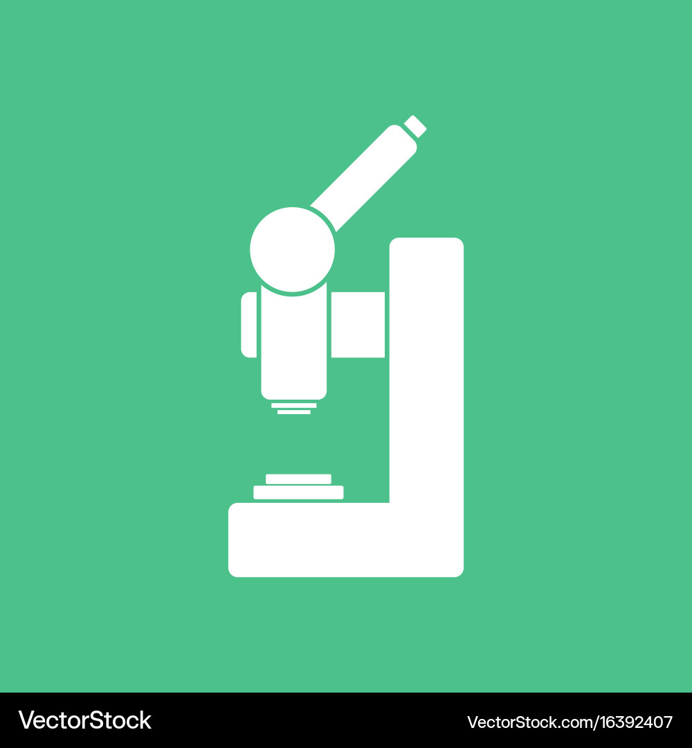 Icon laboratory microscope Royalty Free Vector Image