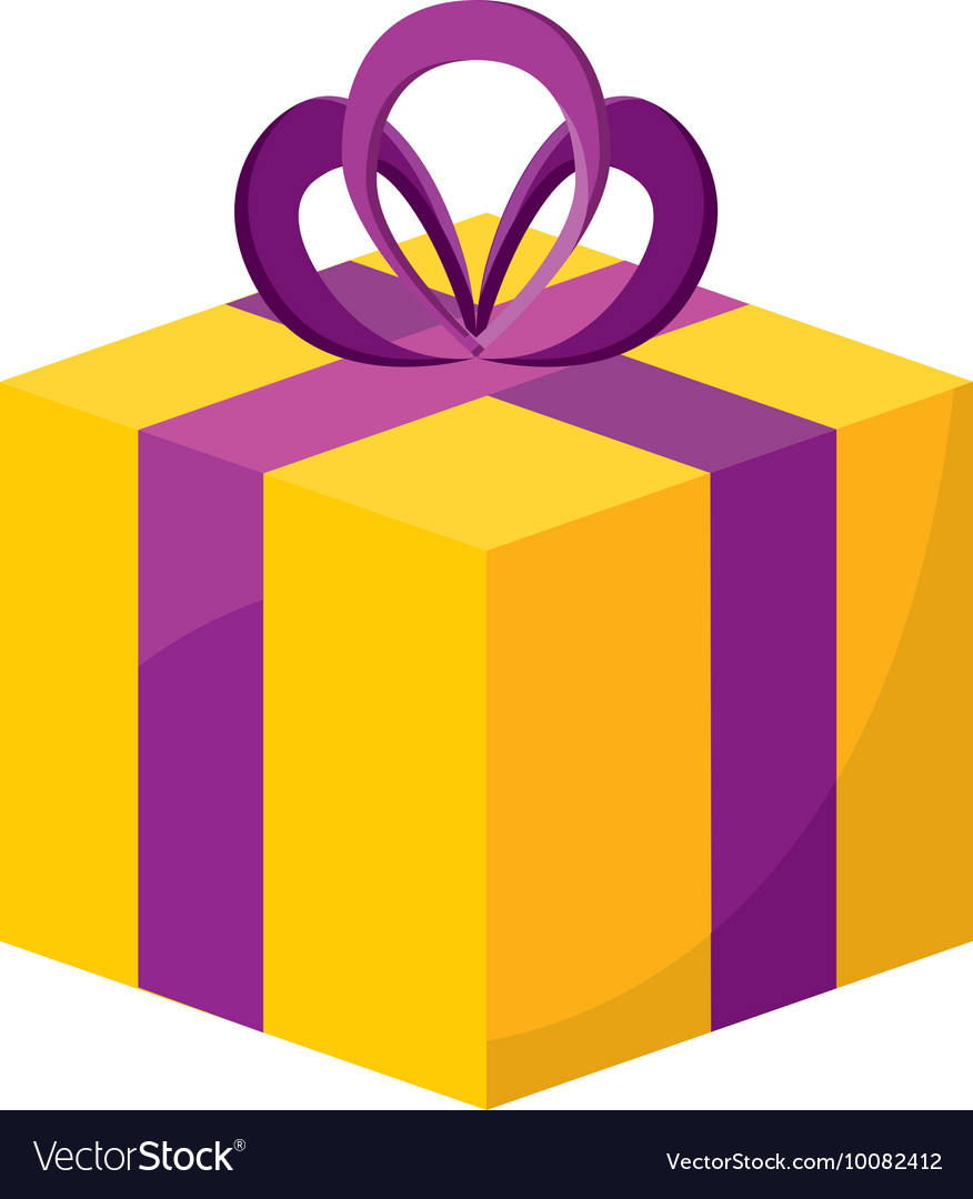 Download Gift box present icon Royalty Free Vector Image