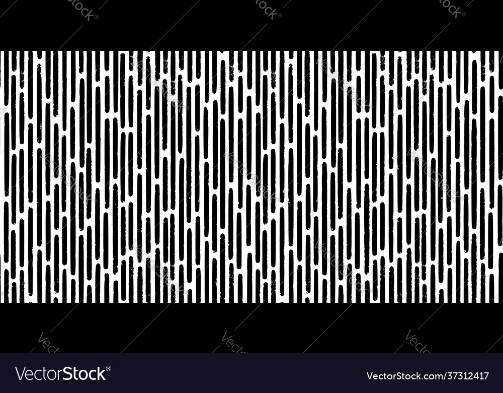 Hand-drawn black and white seamless texture Vector Image