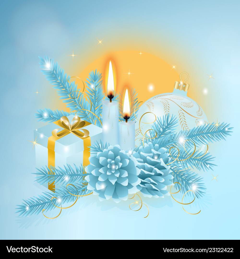 Candles Royalty Free Vector Image - VectorStock