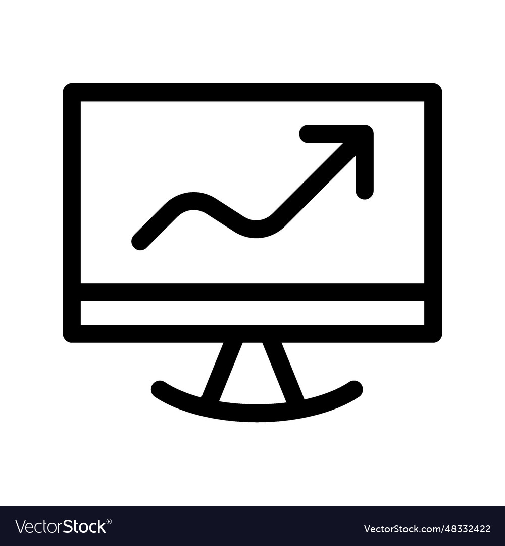 Chart icon Royalty Free Vector Image - VectorStock