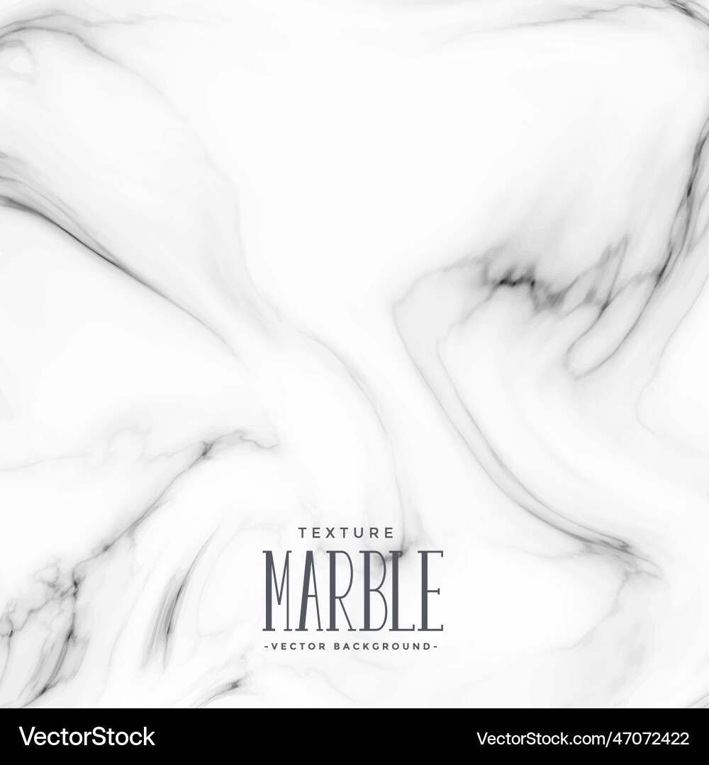 Marble stone texture white background Royalty Free Vector