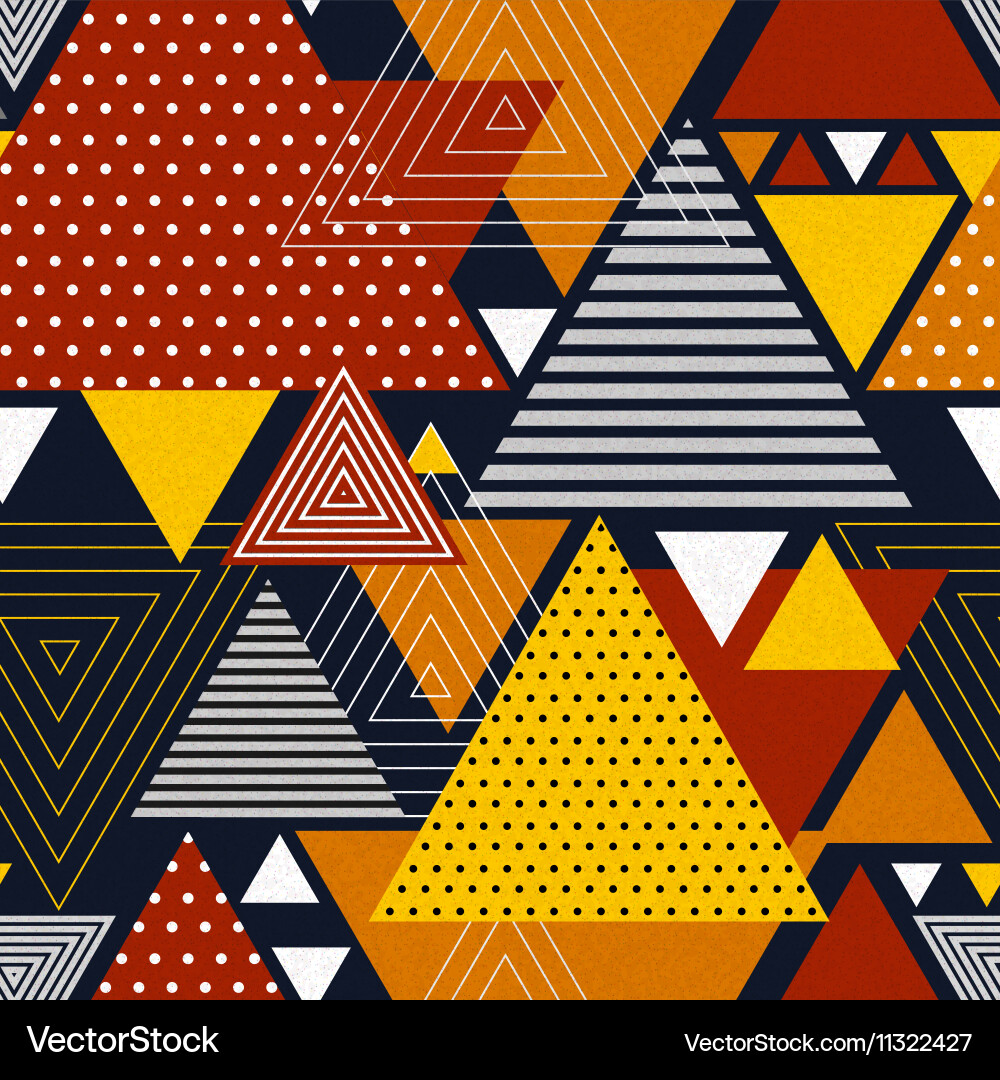 Abstract hipster polygon triangle background Vector Image