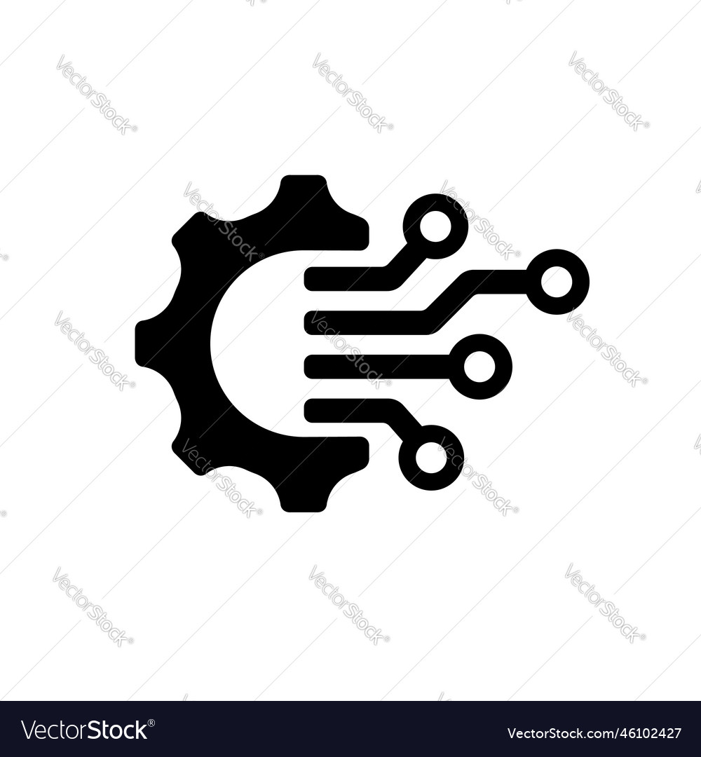 Dx digital transformation icon Royalty Free Vector Image