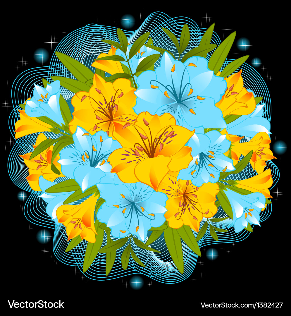 Flowers Royalty Free Vector Image - VectorStock