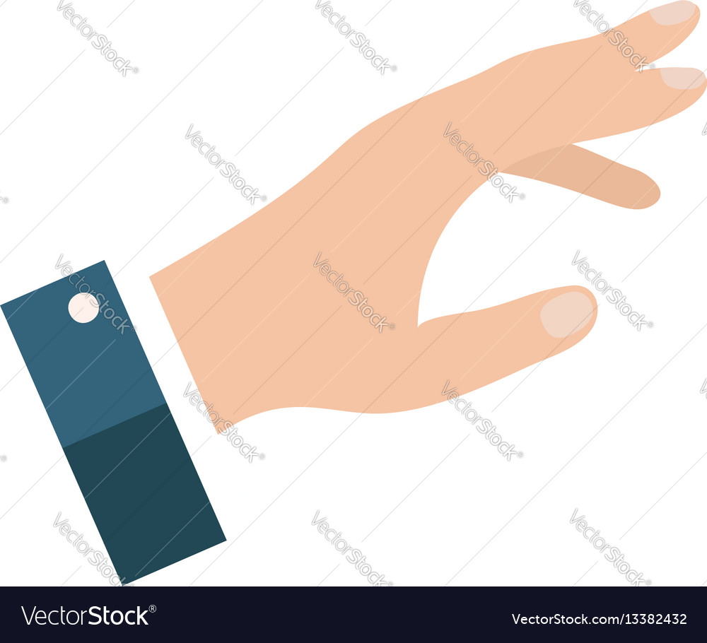 Open empty hands showing different gestures Vector Image