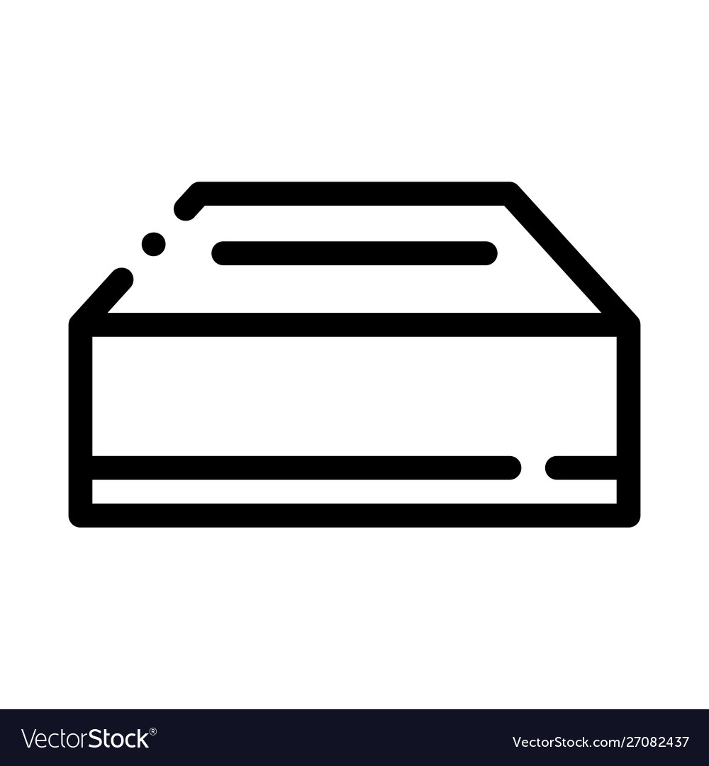 Delivery container packaging element icon Vector Image