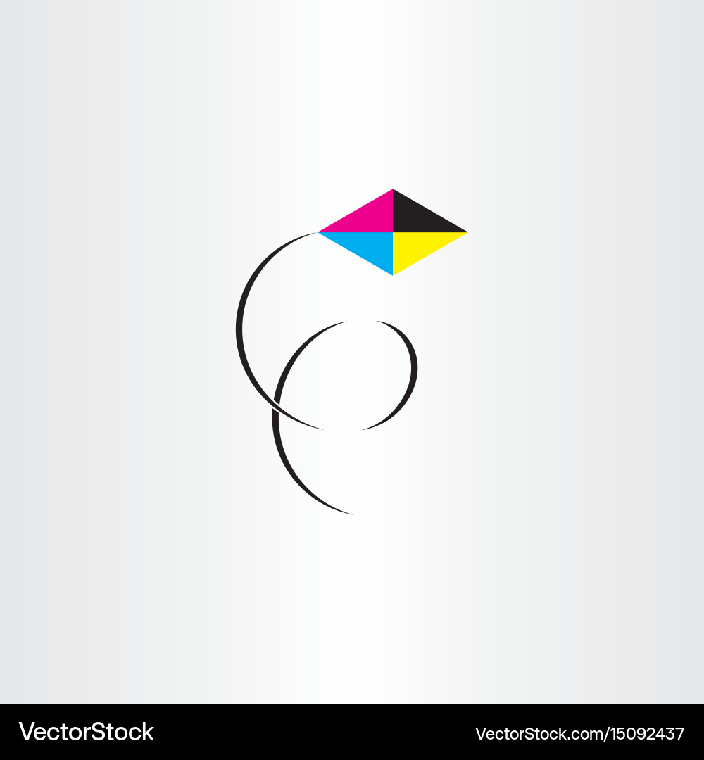 Flying kite icon Royalty Free Vector Image - VectorStock