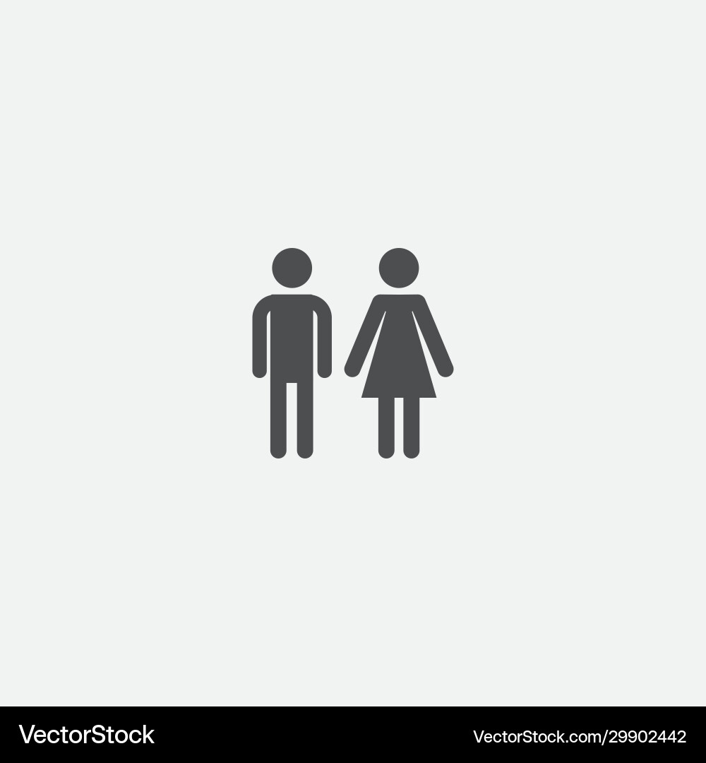 Man and woman icon Royalty Free Vector Image - VectorStock