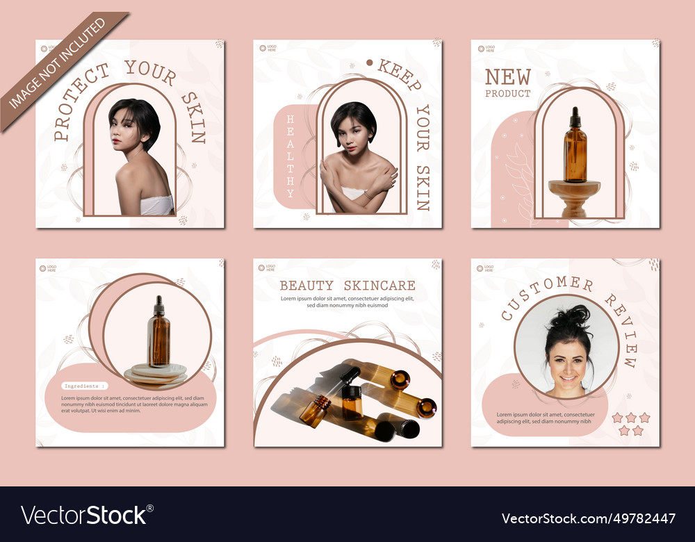 Beauty cosmetic 5 Royalty Free Vector Image - VectorStock