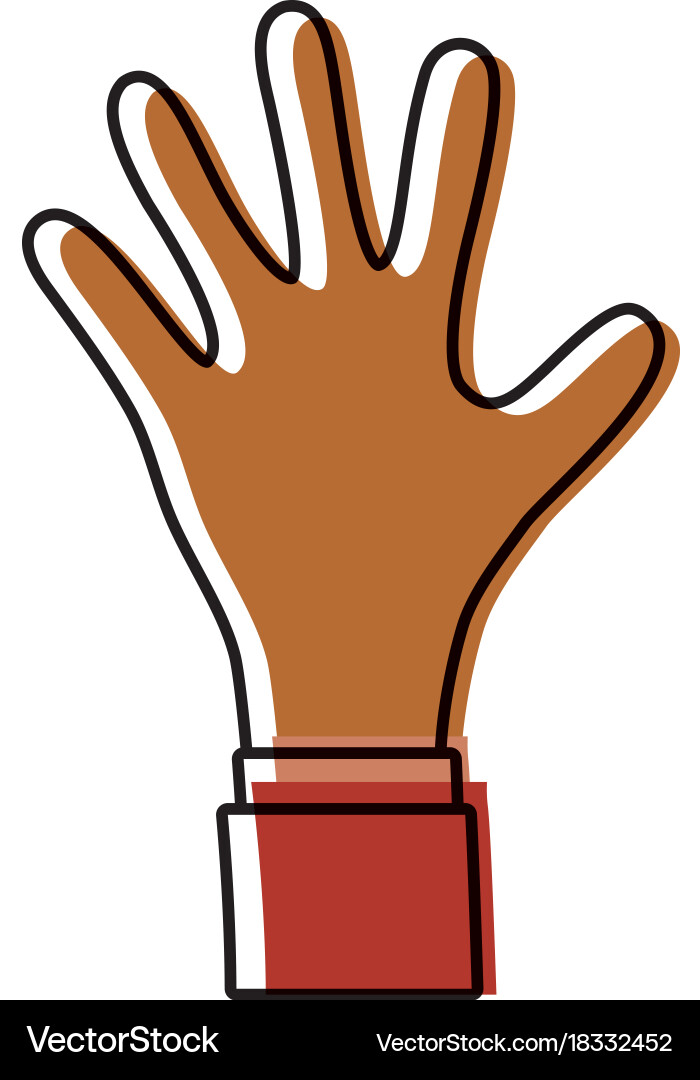 Hand Royalty Free Vector Image - VectorStock