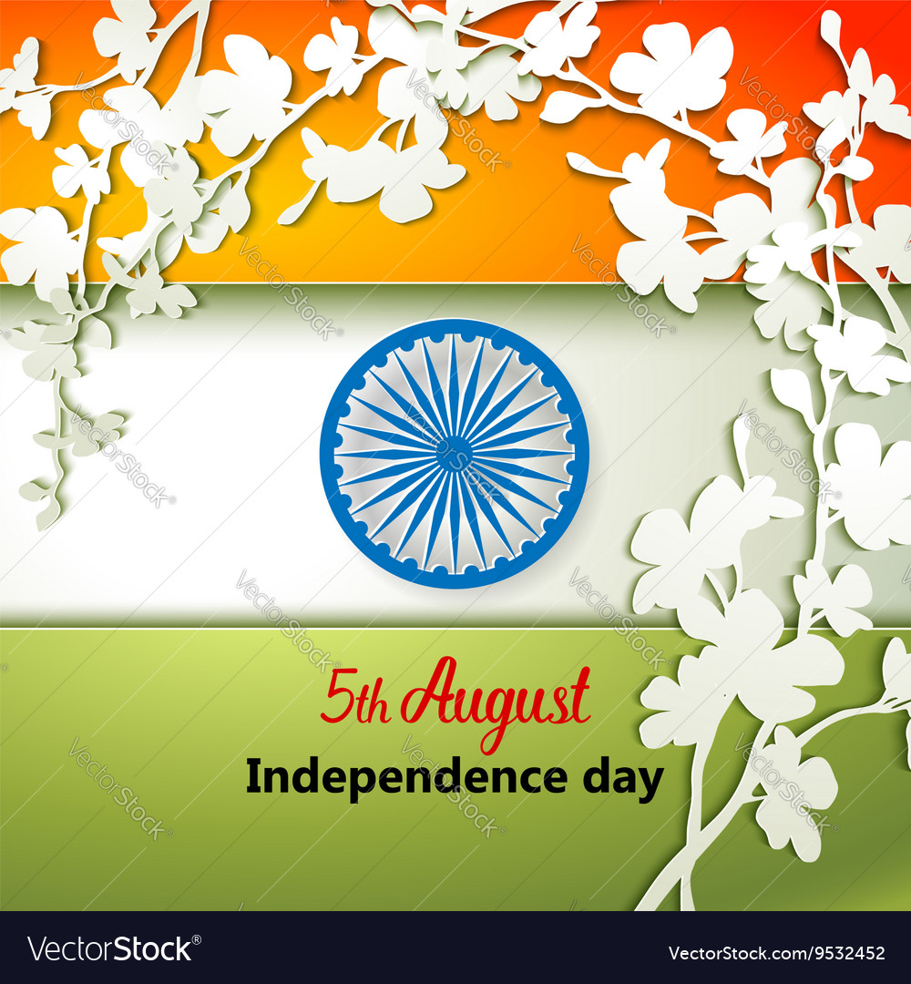 Indian independence day concept background