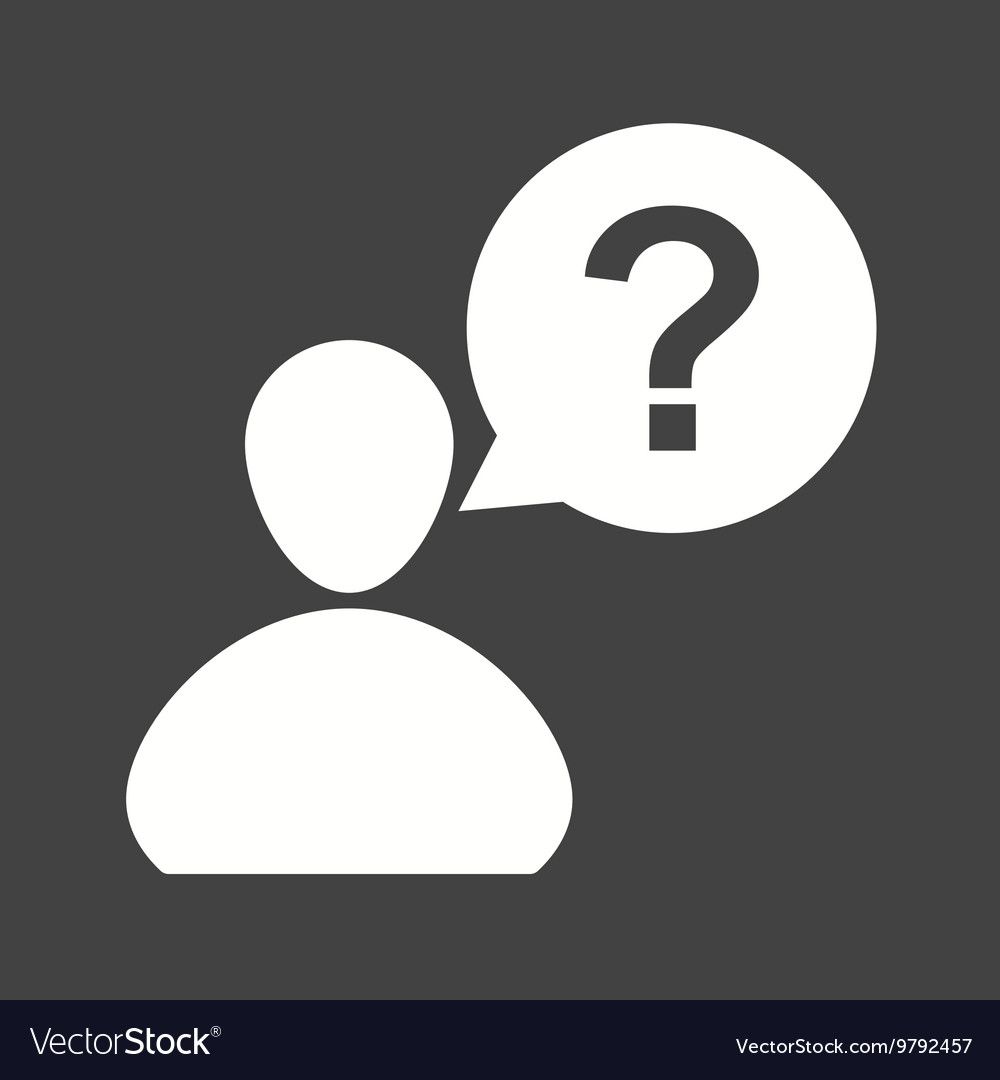 Customer Question Royalty Free Vector Image - VectorStock