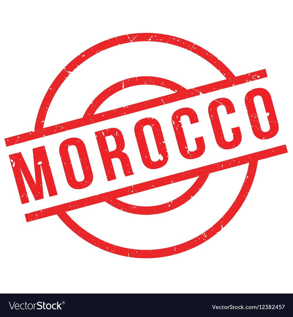 Morocco rubber stamp Royalty Free Vector Image