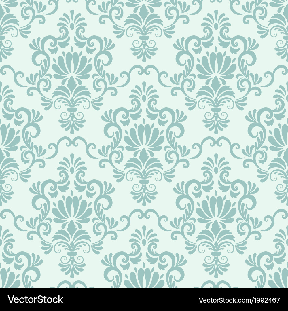 Vintage damask seamless pattern Royalty Free Vector Image