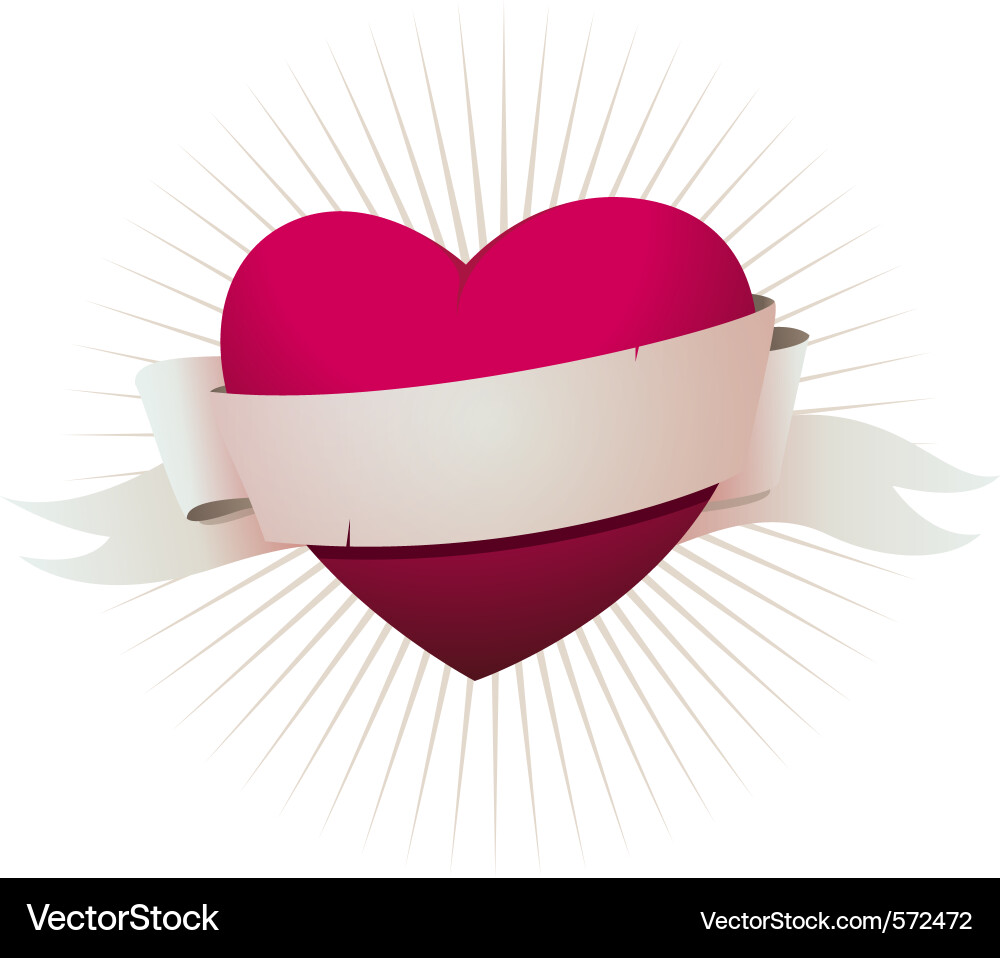 Heart Royalty Free Vector Image Vectorstock